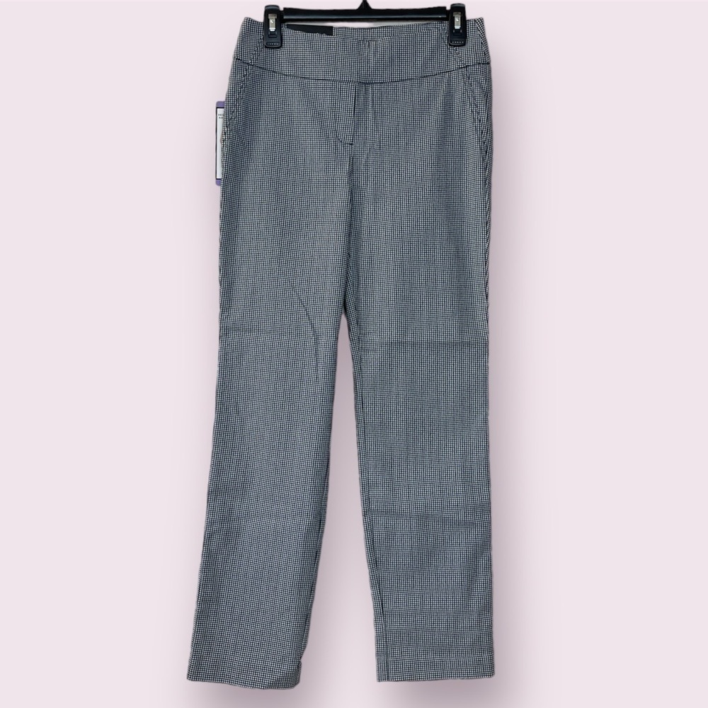 BIN#12 - HILARY RADLEY Women’s XSMALL Checkered Print Dress Pants